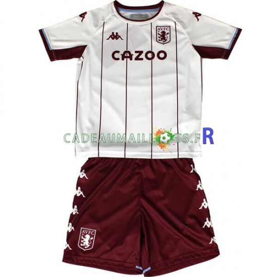 Aston Villa Maillot avec flocage Extérieur 2021-2022 ,Tenue Enfant MC