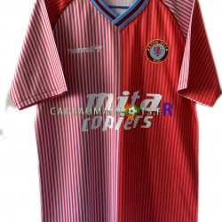 Aston Villa Maillot avec flocage Rétro Domicile 1988 ,Homme MC