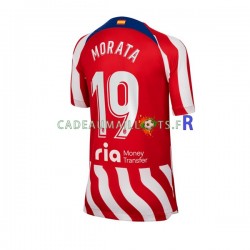Atlético Madrid Maillot avec flocage Alvaro Morata 19 Domicile 2022-2023 ,Homme MC