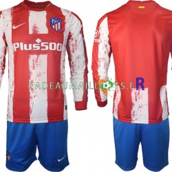 Atlético Madrid Maillot avec flocage Domicile 2021-2022 ,Tenue Enfant ML