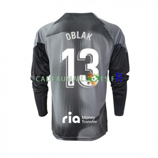 Atlético Madrid Maillot avec flocage Jan Oblak 13 Gardien Extérieur 2022-2023 ,Homme ML