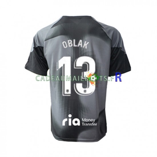 Atlético Madrid Maillot avec flocage Jan Oblak 13 Gardien Extérieur 2022-2023 ,Homme MC