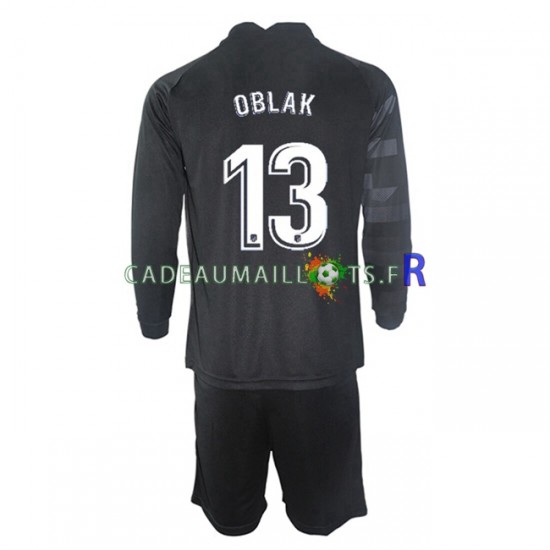 Atlético Madrid Maillot avec flocage Jan Oblak 13 Gardien Extérieur 2021-2022 ,Tenue Enfant ML