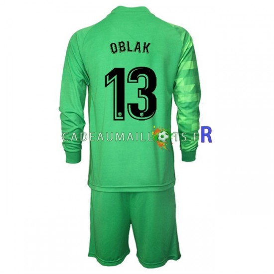 Atlético Madrid Maillot avec flocage Jan Oblak 13 Gardien 3ème 2021-2022 ,Tenue Enfant ML