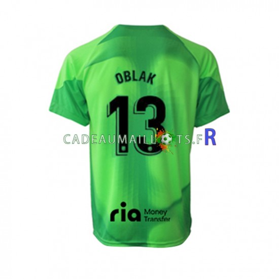 Atlético Madrid Maillot avec flocage Jan Oblak 13 Gardien Domicile 2022-2023 ,Homme MC