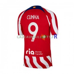 Atlético Madrid Maillot avec flocage Matheus Cunha 9 Domicile 2022-2023 ,Homme MC