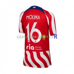 Atlético Madrid Maillot avec flocage Nahuel Molina 16 Domicile 2022-2023 ,Homme MC