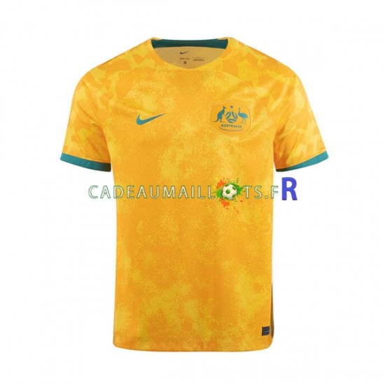 Australie Maillot avec flocage Domicile Coupe du Monde 2022 ,Homme MC