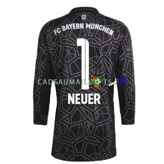 Bayern Munich Maillot avec flocage Manuel Neuer 1 Gardien Extérieur 2022-2023 ,Homme ML