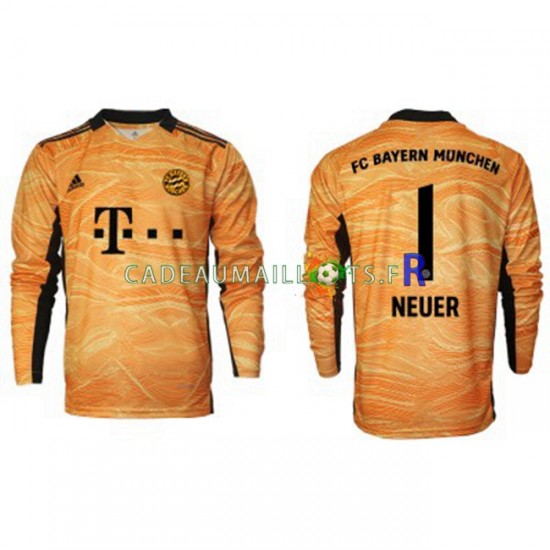 Bayern Munich Maillot avec flocage Manuel Neuer 1 Gardien Domicile 2021-2022 ,Homme ML