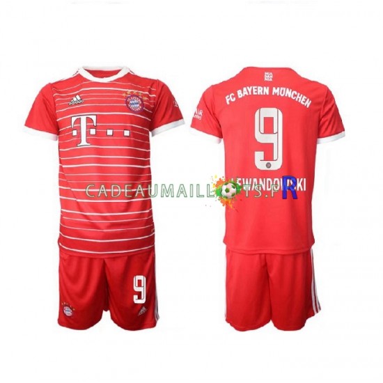 Bayern Munich Maillot avec flocage Lewandowski 9 Domicile 2022-2023 ,Tenue Enfant MC