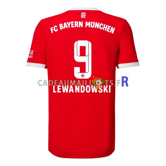 Bayern Munich Maillot avec flocage Lewandowski 9 Domicile 2022-2023 ,Homme MC