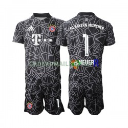 Bayern Munich Maillot avec flocage Manuel Neuer 1 Gardien Domicile 2022-2023 ,Tenue Enfant MC