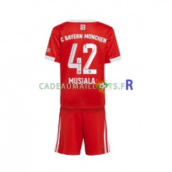 Bayern Munich Maillot avec flocage Musiala 42 Domicile 2022-2023 ,Tenue Enfant MC