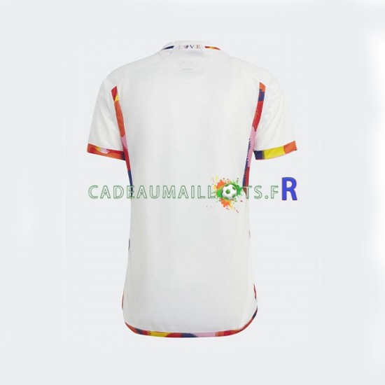 Belgique Maillot avec flocage Extérieur Coupe du Monde 2022 ,Homme MC