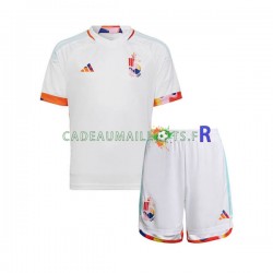 Belgique Maillot avec flocage Extérieur Coupe du Monde 2022 ,Tenue Enfant MC Belgique Maillot avec flocage Extérieur Coupe du Monde 2022 ,Tenue Enfant MC
