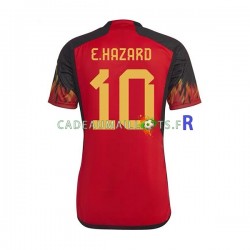 Belgique Maillot avec flocage Hazard 10 Domicile Coupe du Monde 2022 ,Homme MC Belgique Maillot avec flocage Hazard 10 Domicile Coupe du Monde 2022 ,Homme MC