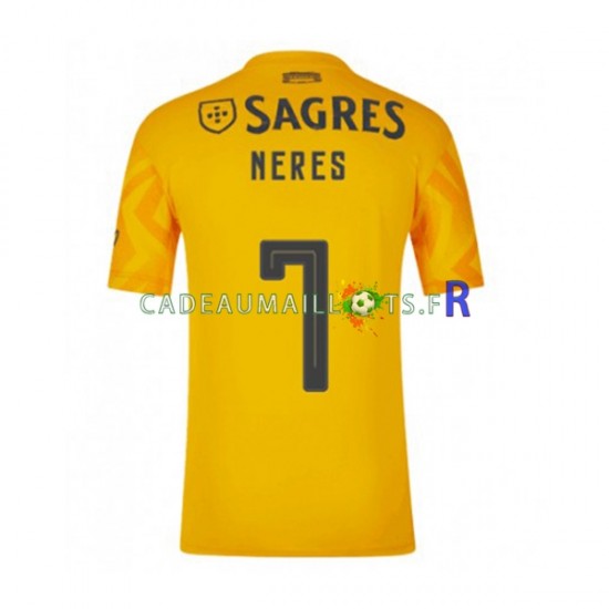 Benfica Maillot avec flocage David Neres 7 Extérieur 2022-2023 ,Homme MC