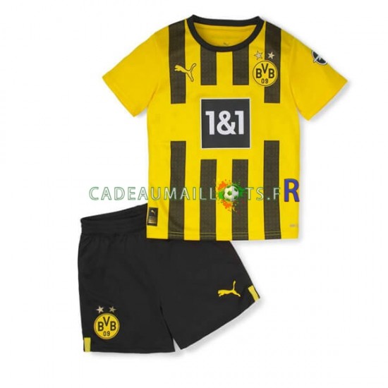 Borussia Dortmund Maillot avec flocage Domicile 2022-2023 ,Tenue Enfant MC