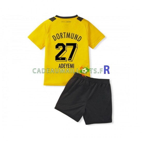 Borussia Dortmund Maillot avec flocage Karim Adeyemi 27 Domicile 2022-2023 ,Tenue Enfant MC