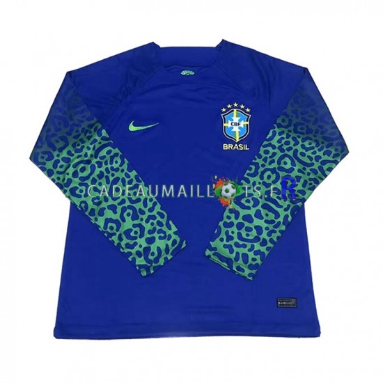 Brésil Maillot avec flocage Extérieur Coupe du Monde 2022 ,Homme ML