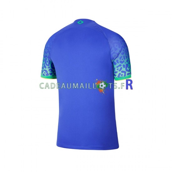 Brésil Maillot avec flocage Extérieur Coupe du Monde 2022 ,Homme MC