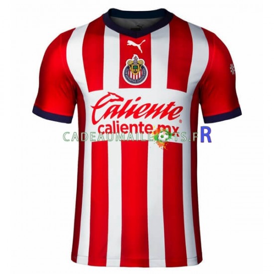 Deportivo Guadalajara Maillot avec flocage Domicile 2022-2023 ,Homme MC