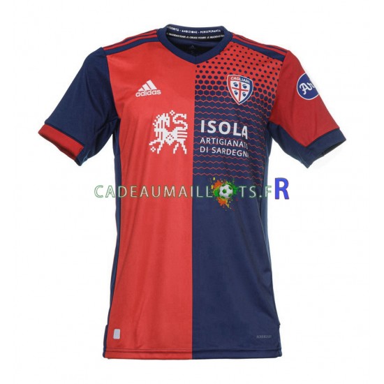 Cagliari Maillot avec flocage Domicile 2021-2022 ,Homme MC