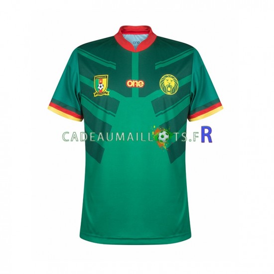 Cameroun Maillot avec flocage Domicile Coupe du Monde 2022 ,Homme MC