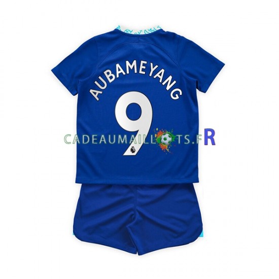 Chelsea Maillot avec flocage Aubameyang 9 Domicile 2022-2023 ,Tenue Enfant MC