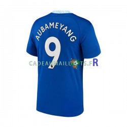 Chelsea Maillot avec flocage Aubameyang 9 Domicile 2022-2023 ,Homme MC