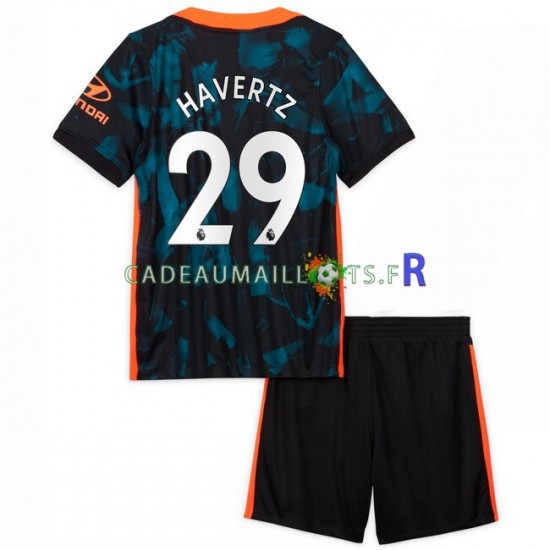 Chelsea Maillot avec flocage Kai Havertz 29 3ème 2021-2022 ,Tenue Enfant MC