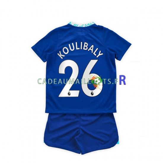 Chelsea Maillot avec flocage Kalidou Koulibaly 26 Domicile 2022-2023 ,Tenue Enfant MC