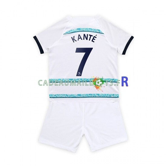 Chelsea Maillot avec flocage Kante 7 Extérieur 2022-2023 ,Tenue Enfant MC