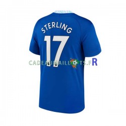 Chelsea Maillot avec flocage Raheem Sterling 17 Domicile 2022-2023 ,Homme MC