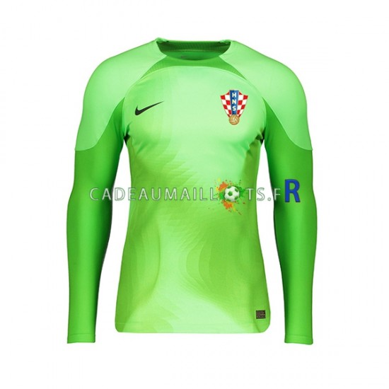 Croatie Maillot avec flocage Gardien Extérieur Coupe du Monde 2022 ,Homme ML