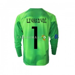 Croatie Maillot avec flocage Livakovic 1 Gardien Extérieur Coupe du Monde 2022 ,Homme ML