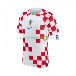 Croatie Maillot avec flocage Domicile Coupe du Monde 2022 ,Homme MC