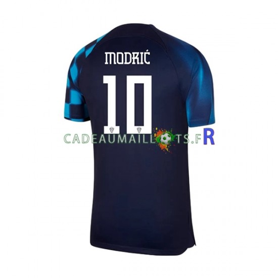 Croatie Maillot avec flocage Modrić 10 Extérieur Coupe du Monde 2022 ,Homme MC