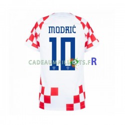 Croatie Maillot avec flocage Modrić 10 Domicile Coupe du Monde 2022 ,Homme MC
