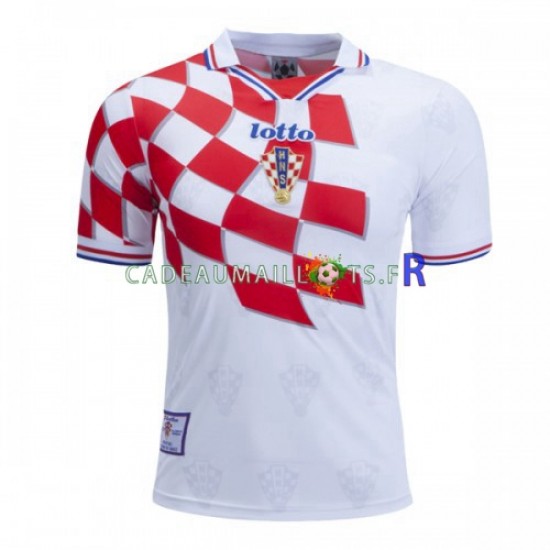 Croatie Maillot avec flocage Rétro Domicile 1988 ,Homme MC