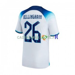 Angleterre Maillot avec flocage Bellingham 26 Domicile Coupe du Monde 2022 ,Homme MC