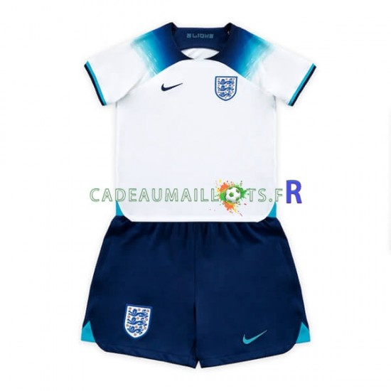 Angleterre Maillot avec flocage Domicile Coupe du Monde 2022 ,Tenue Enfant MC