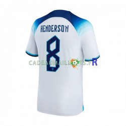 Angleterre Maillot avec flocage Henderson 8 Domicile Coupe du Monde 2022 ,Homme MC