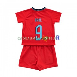 Angleterre Maillot avec flocage Kane 9 Extérieur Coupe du Monde 2022 ,Tenue Enfant MC