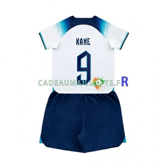 Angleterre Maillot avec flocage Kane 9 Domicile Coupe du Monde 2022 ,Tenue Enfant MC