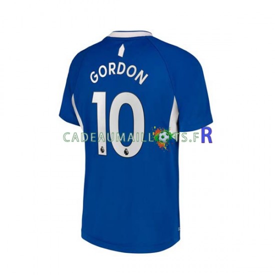 Everton Maillot avec flocage Gordon 10 Domicile 2022-2023 ,Homme MC