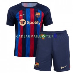FC Barcelone Maillot avec flocage Domicile 2022-2023 ,Tenue Enfant MC FC Barcelone Maillot avec flocage Domicile 2022-2023 ,Tenue Enfant MC
