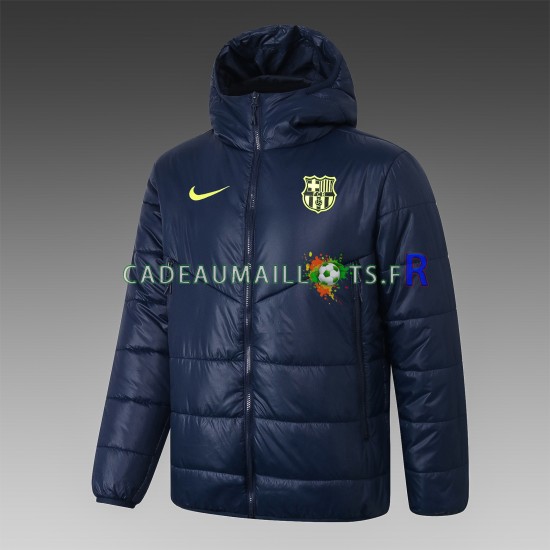 FC Barcelone Bleu Veste Rembourrée ,Homme