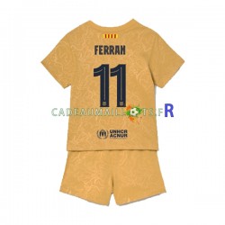 FC Barcelone Maillot avec flocage Ferran Torres 11 Extérieur 2022-2023 ,Tenue Enfant MC FC Barcelone Maillot avec flocage Ferran Torres 11 Extérieur 2022-2023 ,Tenue Enfant MC